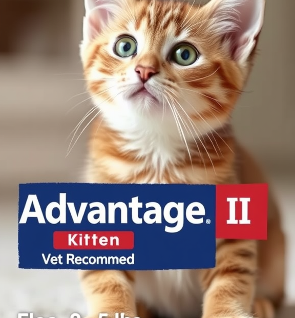 Advantage II Kitten Vet-Recommended Flea Treatment & Prevention | Cats 2-5 lbs. | 2-Month Supp