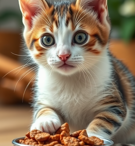 can kittens eat adult cat food