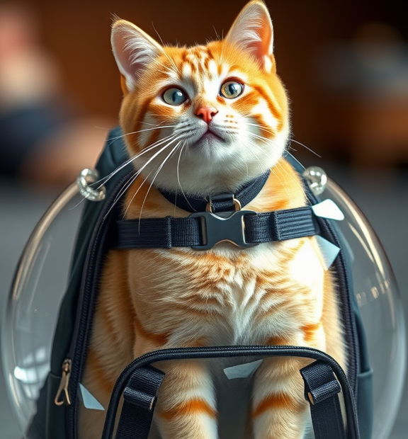 Cat Backpack Bubble, Cats and Dogs Pet Carrier Hard, Suitable for Cats Traveling Cat Bag Carri