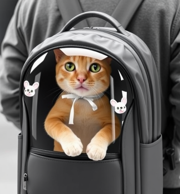 Cat Backpack Carrier Bubble Expandable Foldable Breathable Pet Carrier Dog Carrier Backpack fo