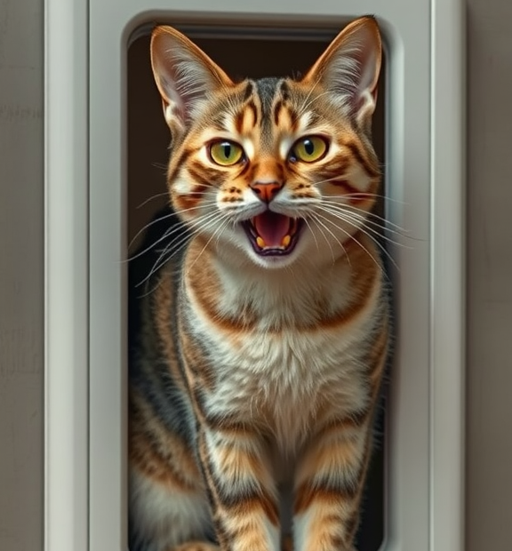 Cat Eat Automatic Cat Door Challenges Solved with Behavioral Science