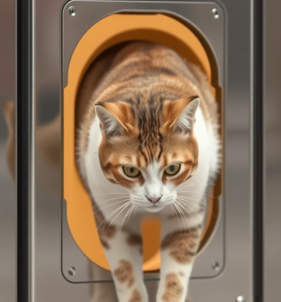 Cat Eat Automatic Cat Door Challenges Solved with Behavioral Science