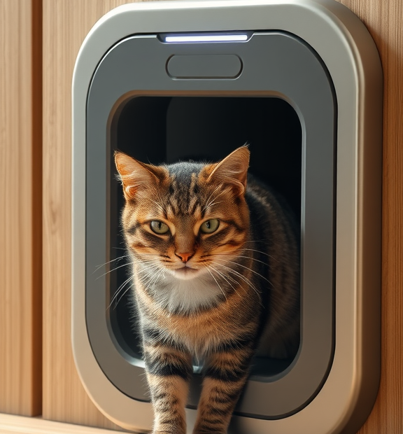 Cat Eat Automatic Cat Door Smoothly: Overcoming Gadget Guilt in Owners