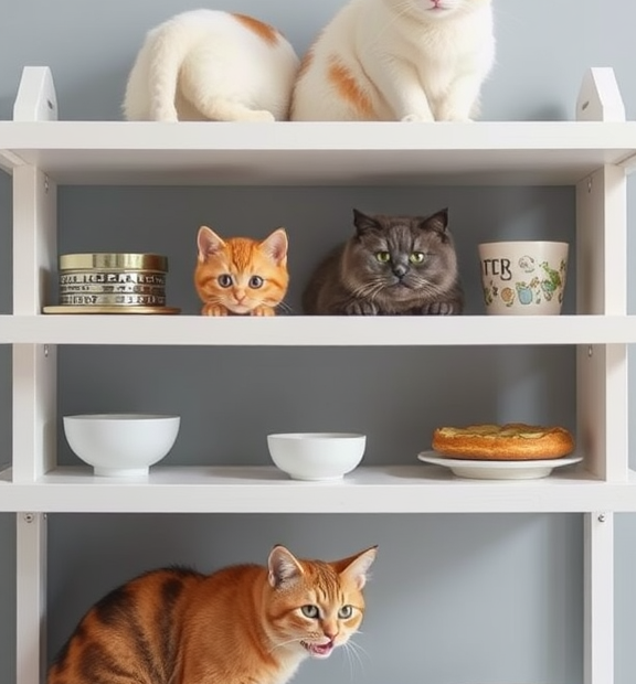 Cat Eat Cat Shelves: 3-Day Routine to Shift from Floor Grazing to Shelf Dining