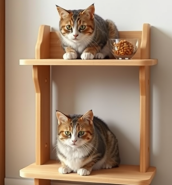 Cat Eat Cat Shelves: Daily Check-In Alarms to Never Miss a Meal Again