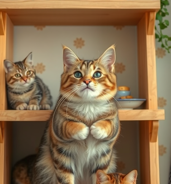 Cat Eat Cat Shelves: Tuna Scent Trails That Turn Climbing into Mealtime Joy