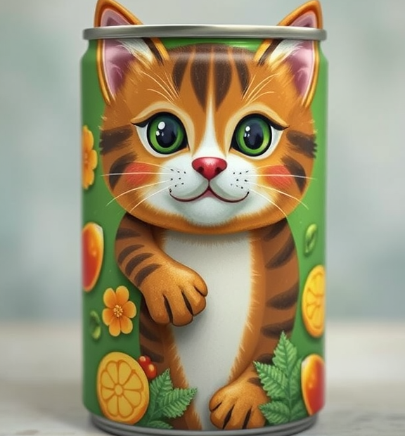 Cat Food Can Crafts: Masking new flavors with decorative can covers