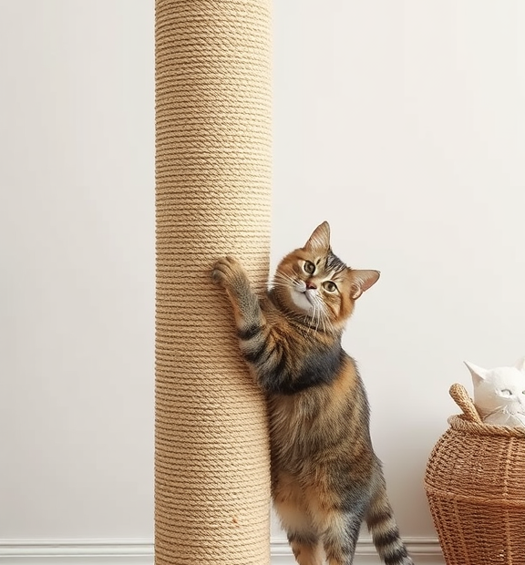 large cat scratching post