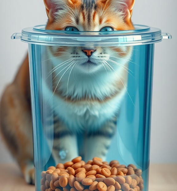 airtight cat food storage