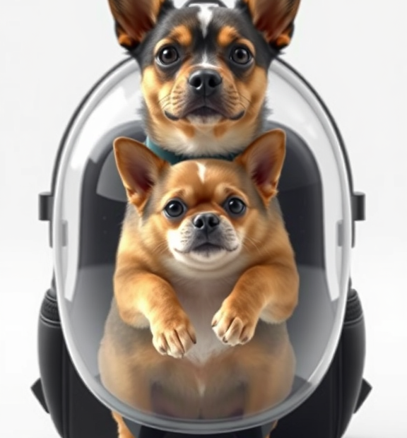 Animal Carrier Backpacks,Transparent Space Capsule Bubble Pet Backpack Bag for Small Dogs Cats