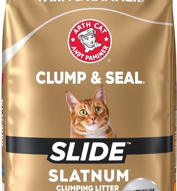 ARM & HAMMER Clump & Seal SLIDE Platinum Multi-Cat Clumping Litter, 18 lb.
