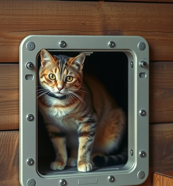 automatic cat coop door