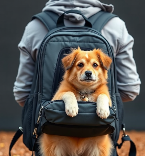 Cat Backpack Carrier Large Pet Backpack Carrier, 17lbs Load-Bearing Ventilated Design Dog Back