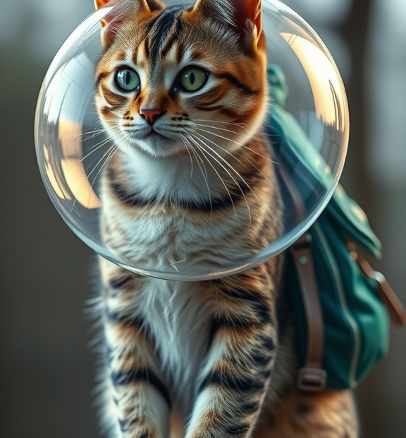 cat bubble backpack