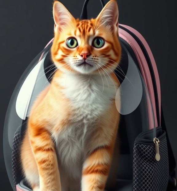 Cat Bubble Backpack, Cat Backpack, Pet Carrier Backpack Airline Approved, Large Clear Space Ca