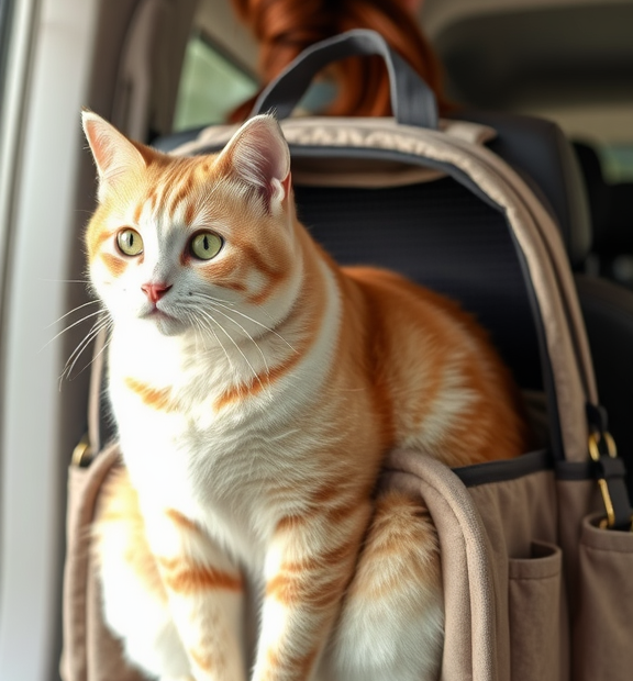 Cat Carrier Backpack, Large Cat Backpack Carrier Soft, Expandable Airline Approved Cat Carrier