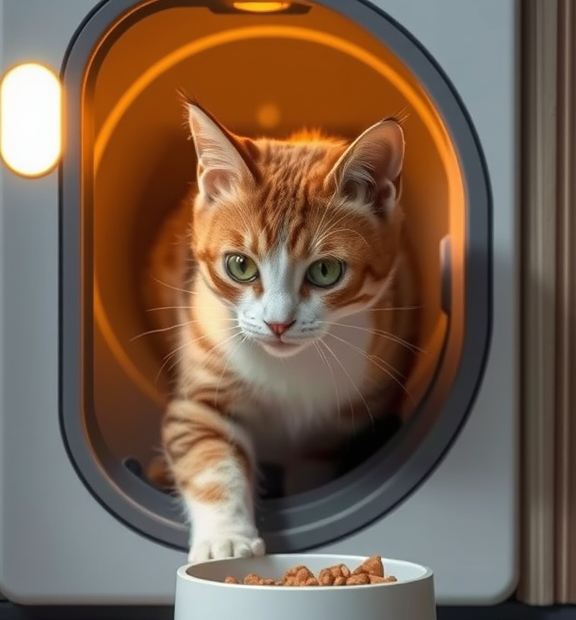 Cat Eat Automatic Cat Door Again: Warming Food to Trigger Your Cat’s Palate