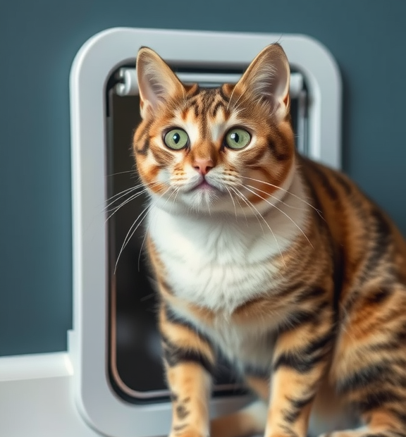 Cat Eat Automatic Cat Door Stress-Free: Reinforcement Tips from Vet Behaviorists