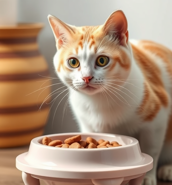 cat food bowl stand