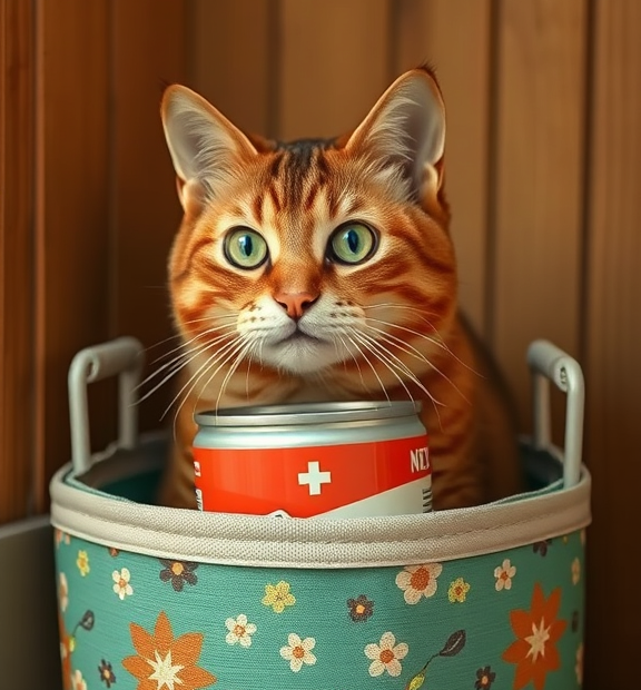 cat food can organizer