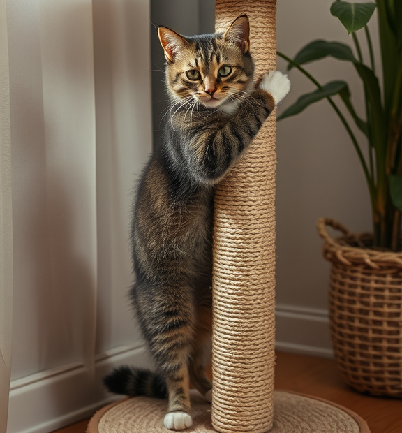cat scratching post diy