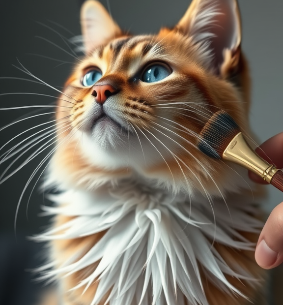 cat self grooming brush