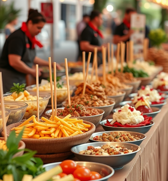 catering festival foods