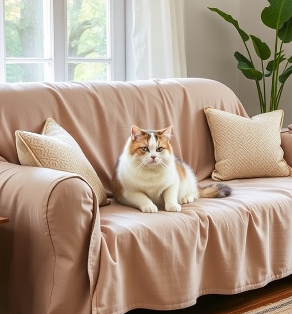 Cat-Proof Furniture Covers – Soft, Durable & Hair-Resistant
