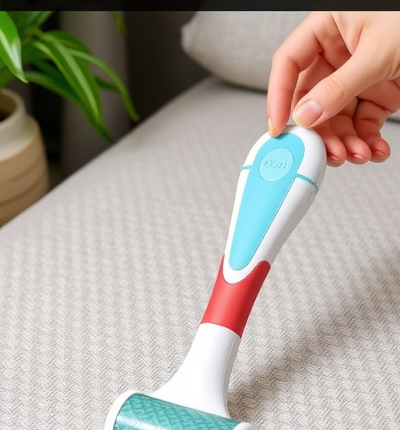 Chom Chom Roller Pet Hair & Lint Remover – Portable for Furniture & Clothing