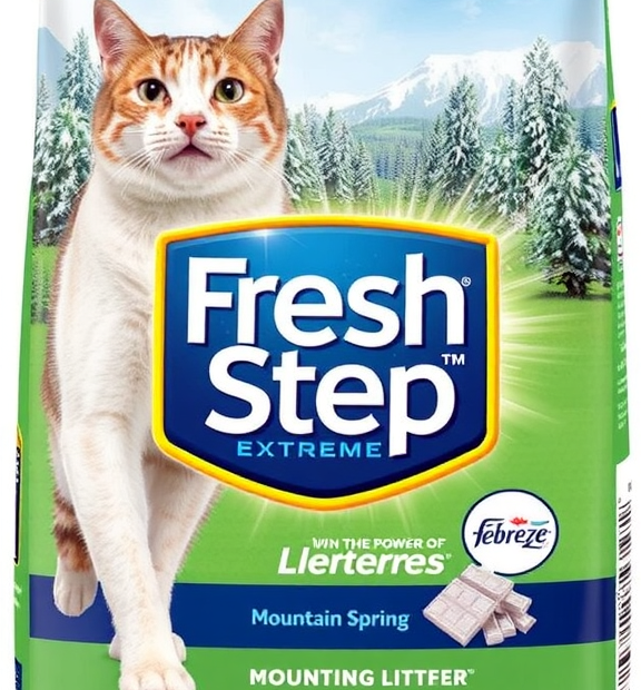 Fresh Step Extreme Scented Clumping Litter w/ the Power of Febreze – Mountain Spring, 34 lb Bag