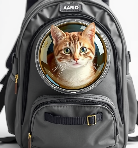 Front Expandable Large Cat Backpack Carrier, Fit up to 20 lbs, Space Capsule Bubble Window Pet