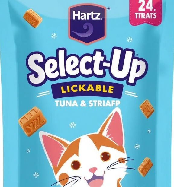 Hartz Delectables Squeeze Up Lickable Wet Cat Treats, Tuna & Shrimp, 24 × 0.5 oz