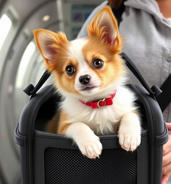 Henkelion Cat, Dog Carrier for Small Medium Cats Puppies up to 15 Lbs, TSA Airline Approved Ca