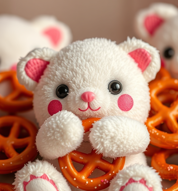 jellycat amuseables pretzel food plush