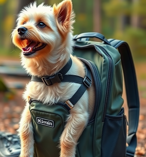 Kurgo G-Train - Dog Carrier Backpack for Small Pets - Cat & Dog Backpack for Hiking, Camping o