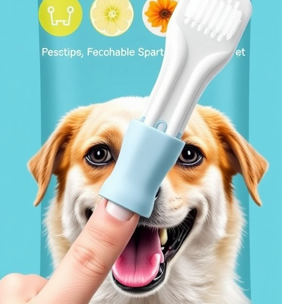 LMLMY Dog Dental Wipes - Dental Finger Wipes for Cats & Dogs - Dog Toothbrush Finger Dental Wi