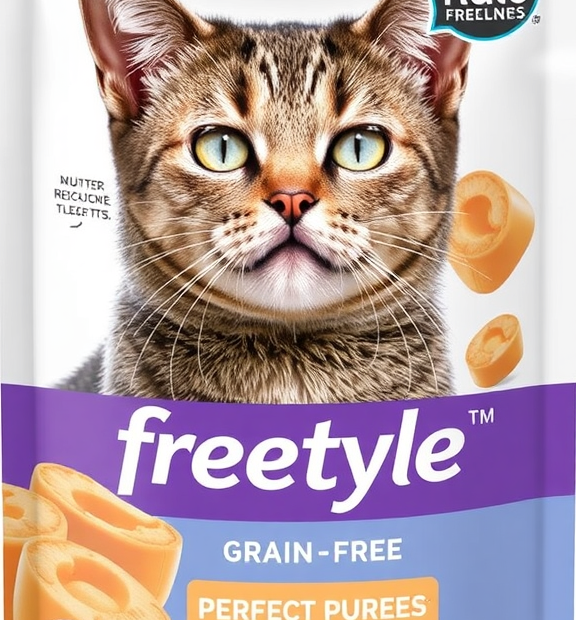 Nulo Freestyle Grain-Free Perfect Purees Premium Wet Cat Treats, Squeezable Meal Topper for Felines