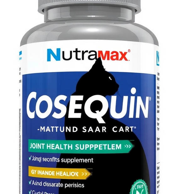 Nutramax Cosequin for Cats Joint Health Supplement – Cat Silhouette Art