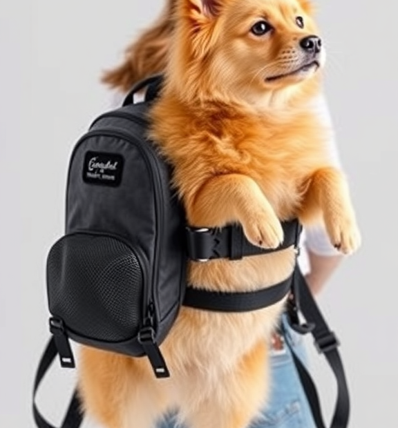 Pet Carrier Backpack - Adjustable Pet Front Cat Dog Carrier Backpack Travel Bag,Legs Out,Easy-