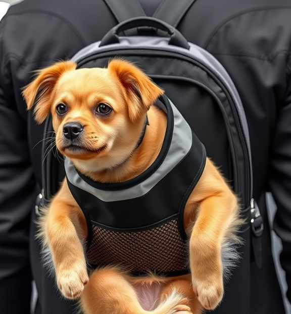 PetAmi Dog Backpack Carrier, Airline Approved Cat Backpacks for Carrying Small Large Cats, Pet