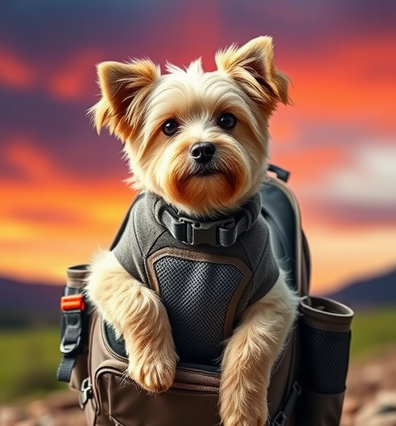PetAmi Dog Backpack Carrier for Small Large Cat, Pet, Puppy, Ventilated Pet Hiking Backpack Tr