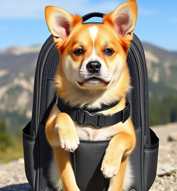 PetAmi Dog Cat Backpack Carrier, Expandable Pet Carrier Backpack for Travel Hiking, Small Medi