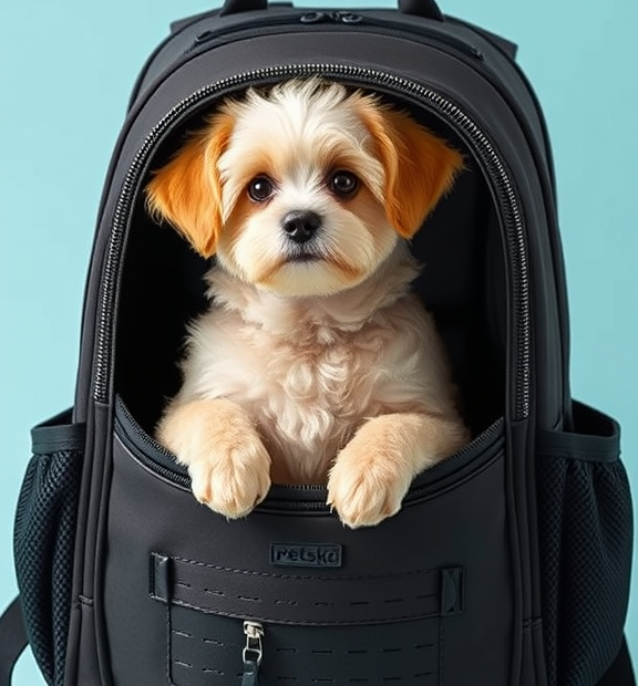 Petskd Expandable Pet Carrier Backpack for Small Medium Dog and Cat, Large Space Fits up to 15