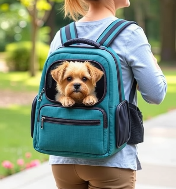 Petskd Expandable Pet Carrier Backpack for Small Medium Dog and Cat, Large Space Fits up to 15