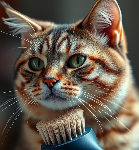self grooming brush for cats