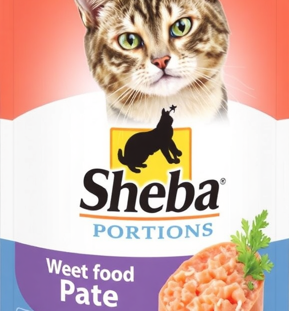 Sheba Perfect Portions Wet Cat Food Pate with Salmon, Tuna & White Fish, 2 × 2.6 oz