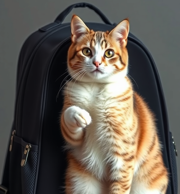 Spacious Cat Backpack Carrier, Portable Cat Carrier, Large Space for Pet, Backpack for Kitty C