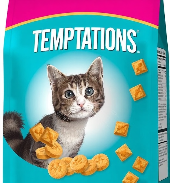 TEMPTATIONS Classic Crunchy & Soft Cat Treats, Chicken Flavor, 16 oz.