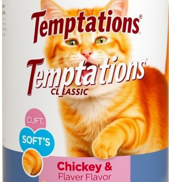 Temptations Classic Crunchy & Soft Cat Treats, Chicken Flavor 30oz Tub: Garfield Fan Training