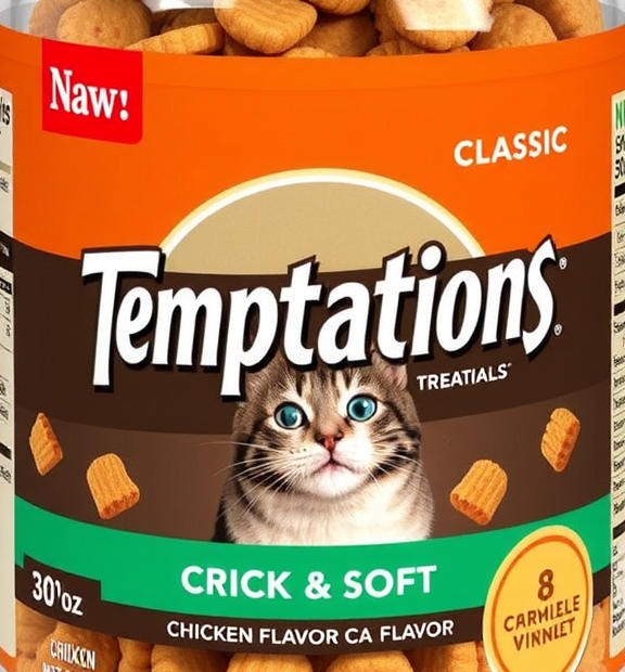 Temptations Classic Crunchy & Soft Cat Treats, Chicken Flavor 30oz Tub: Mason-Jar Topper Ideas